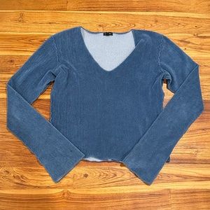 IANI French Terry Long Sleeve Top Size 2